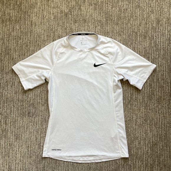 Nike Shirts Mens Small Nike Pro Dri Fit Fitted Short Sleeve Shirt